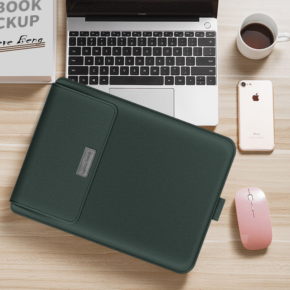 Laptop Sleeve Computer Case with Pu Leather for 13 to 15.6 Inch 14 - Image 9