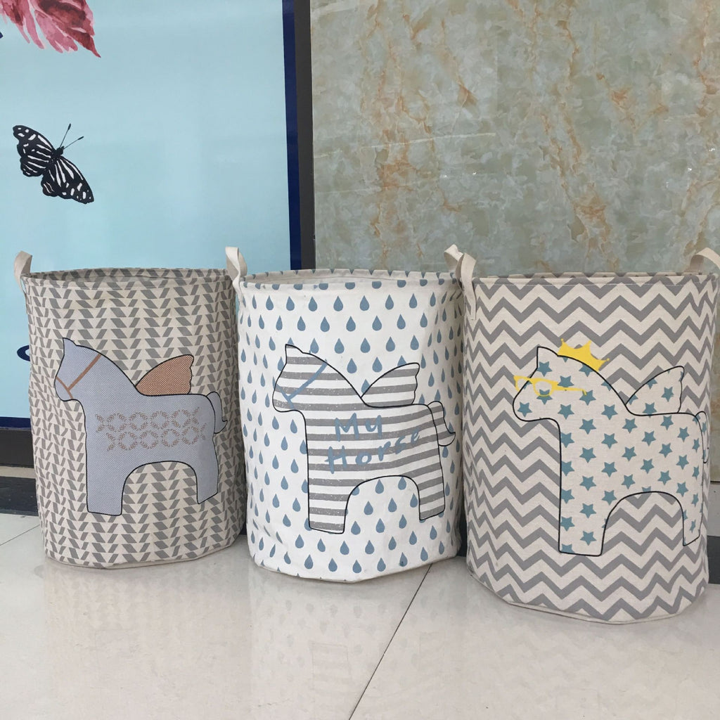 Laundry Basket Hamper with Collapsible Fabric Design and Dual Handles for Clothes Storage - Image 2