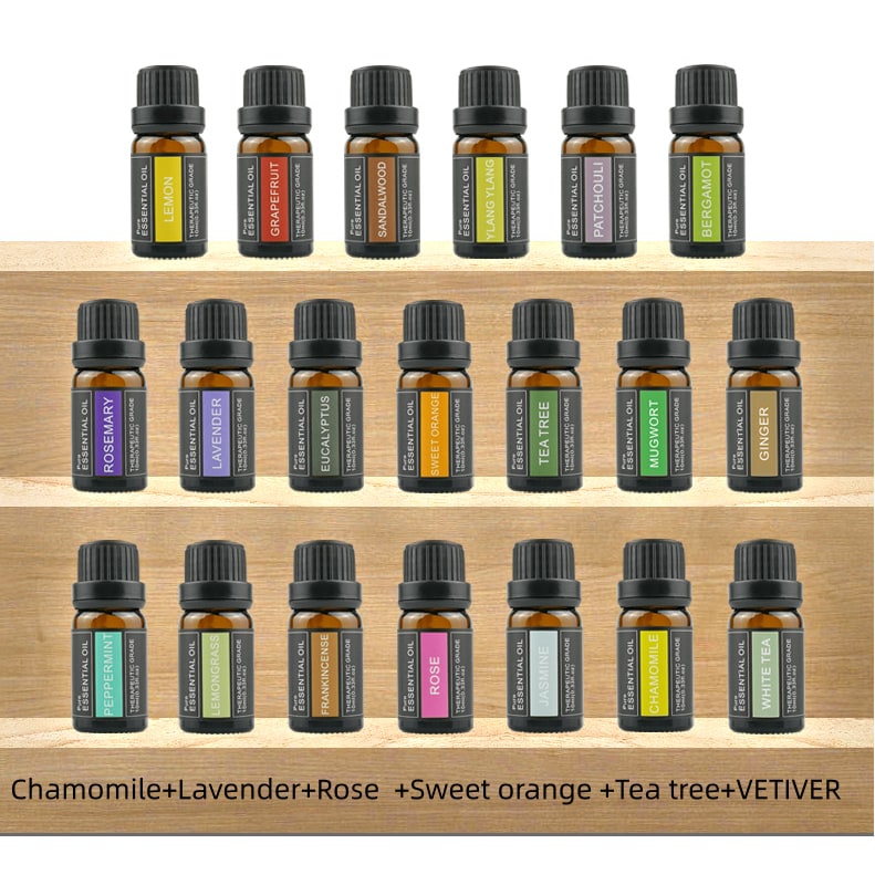 Lavender Aromatherapy Essential Oil 100% Pure with 10ml Amber Glass Bottle Aroma - Image 2