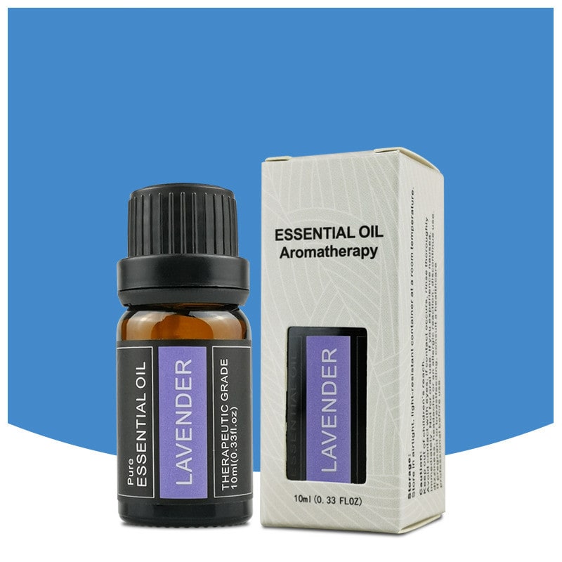Lavender Aromatherapy Essential Oil 100% Pure with 10ml Amber Glass Bottle Aroma - Image 4