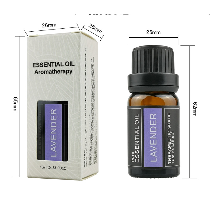 Lavender Aromatherapy Essential Oil 100% Pure with 10ml Amber Glass Bottle Aroma - Image 8