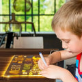 LED Dry Erase Note Board with Light Up Writing Surface and Folding Stand Smart White - Image 1