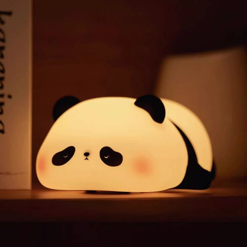 LED Night Light Rechargeable Silicone Portable Squishy Animal Warm White - Image 18