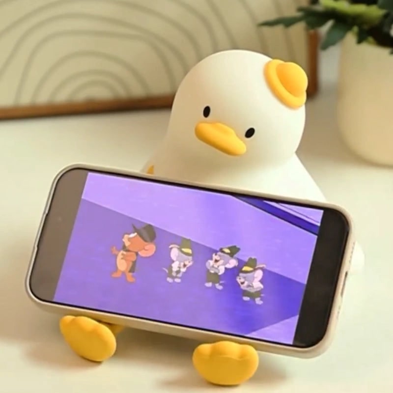 LED Night Light Rechargeable Silicone Portable Squishy Animal Warm White - Image 29