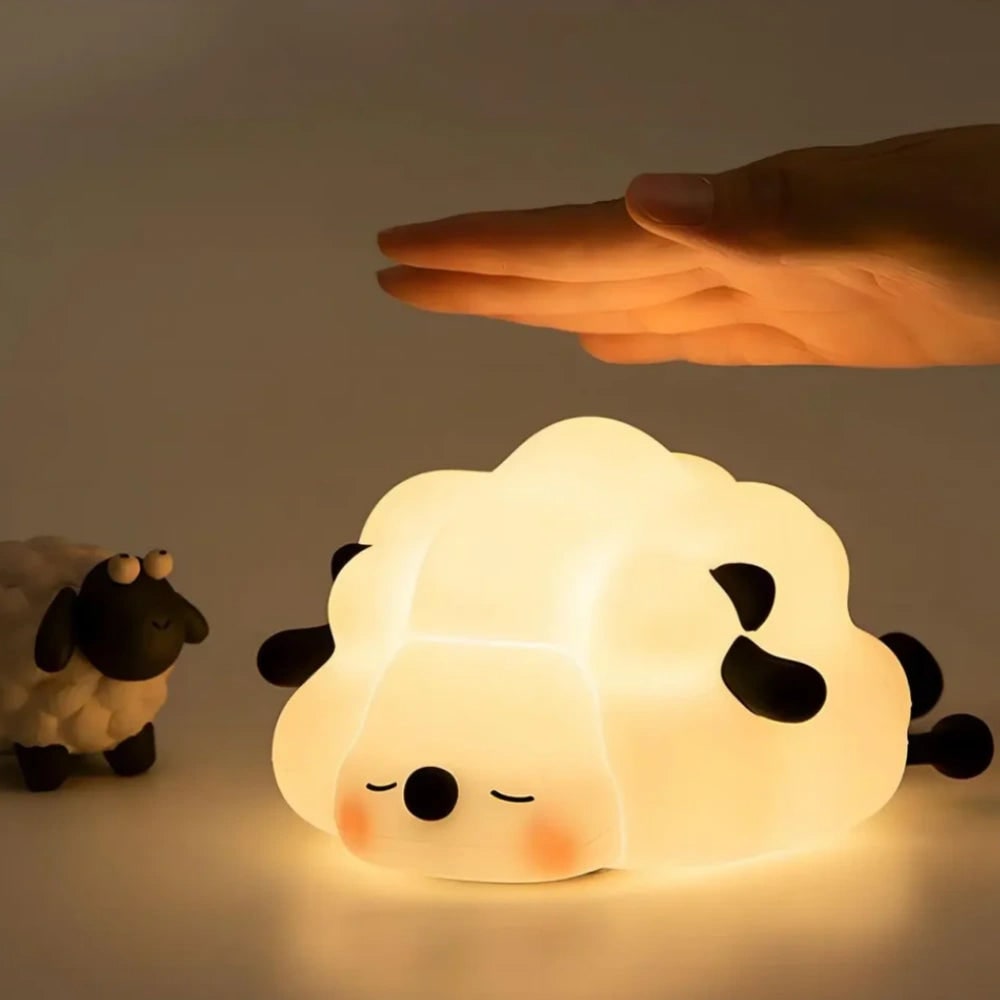 LED Night Light Rechargeable Silicone Portable Squishy Animal Warm White - Image 30