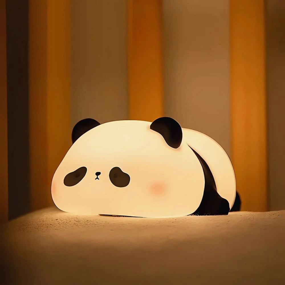 LED Night Light Rechargeable Silicone Portable Squishy Animal Warm White - Image 6