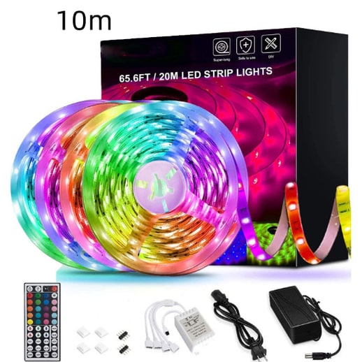 LED Strip Lights Rgb Color Changing with Remote Control and Flexible Tape Diodes for Room Decoration - Image 7