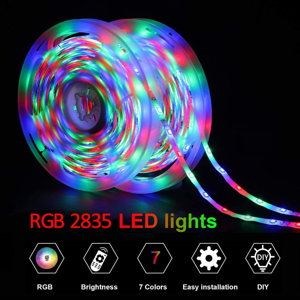 LED Strip Lights Rgb with Remote USB Flexible Color Changing Under Cabinet Lighting - Image 2