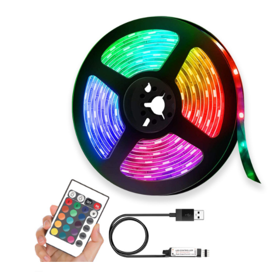 LED Strip Lights Rgb with Remote USB Flexible Color Changing Under Cabinet Lighting - Image 7