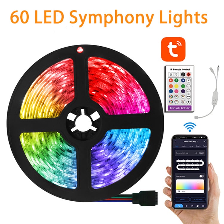 LED Strip Lights Rgb with Smart Control and Under Cabinet Lighting - Image 2