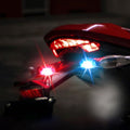 LED Strobe Light Wireless Rechargeable Waterproof Motorcycle Tail Remote Control Warning - Image 1