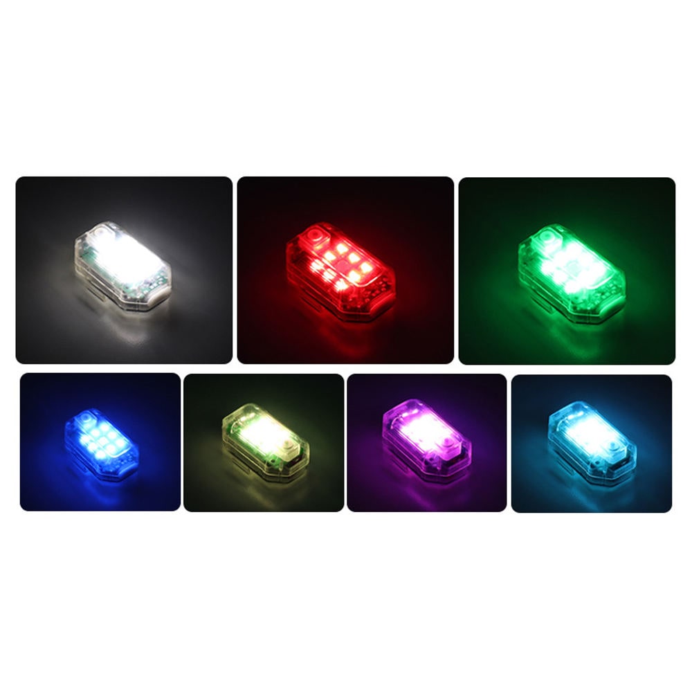 LED Strobe Light Wireless Rechargeable Waterproof Motorcycle Tail Remote Control Warning - Image 4