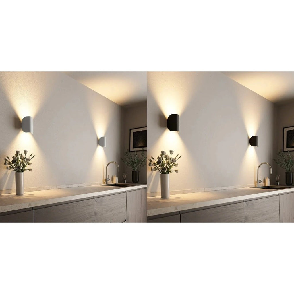 LED Wall Sconce Light with Up and Down Lighting for Bedroom and Living Room Outdoor Lantern - Image 5