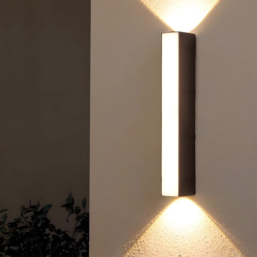 LED Wall Sconce with Outdoor Mount Lighting and Up Down Light Lamp - Image 3