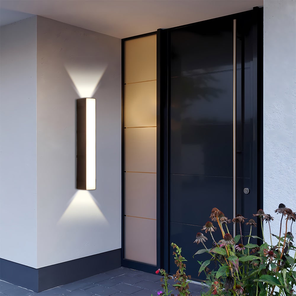 LED Wall Sconce with Outdoor Mount Lighting and Up Down Light Lamp - Image 6