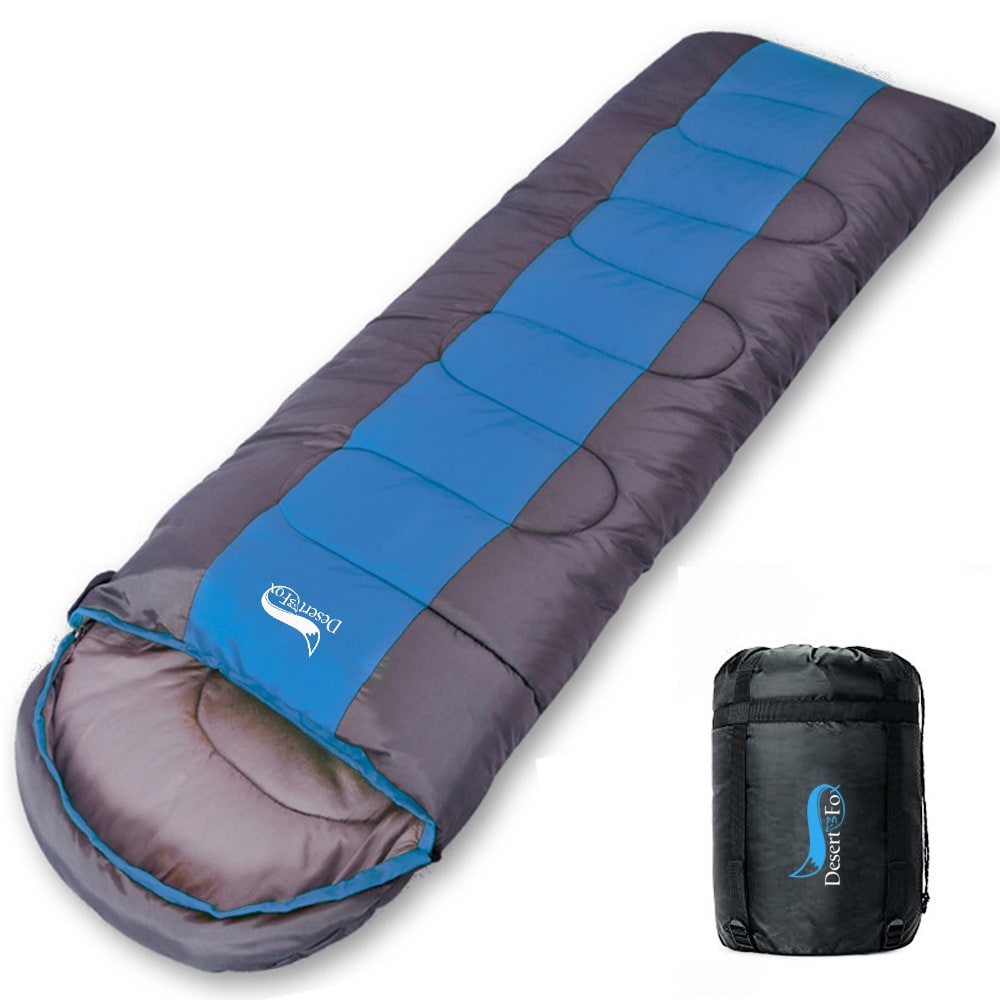 Lightweight Sleeping Bag with Hood for Hiking and Camping Envelope Bivvy with Compression Sack - Image 3