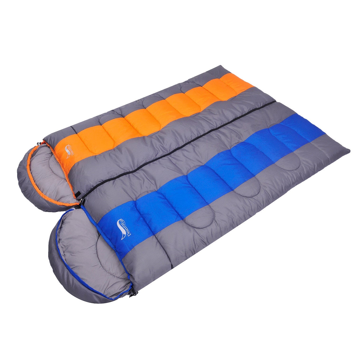 Lightweight Sleeping Bag with Hood for Hiking and Camping Envelope Bivvy with Compression Sack - Image 7
