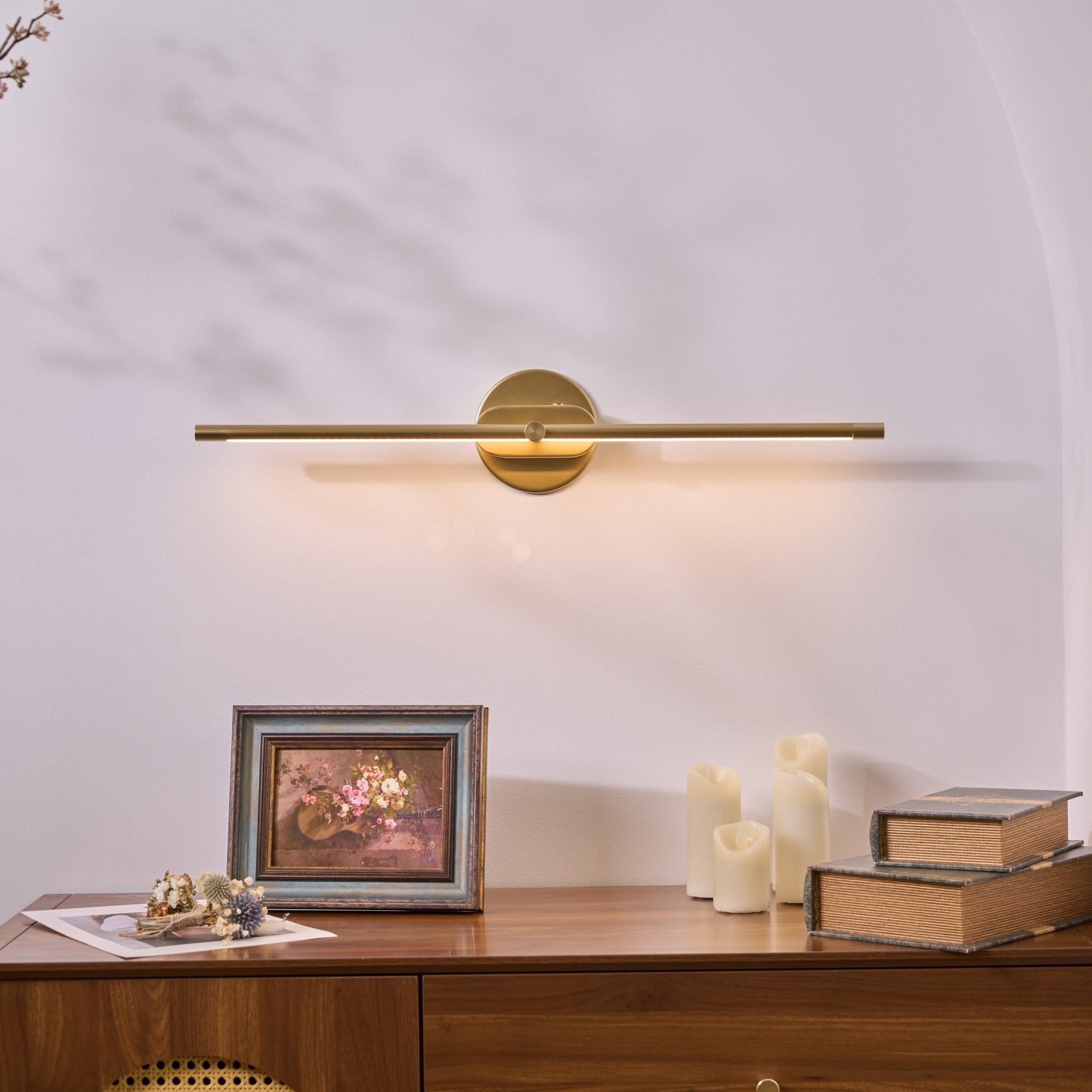 Linear Battery Powered Modern Wall Sconce with LED Cordless Rechargeable and Minimalist Design - Image 4