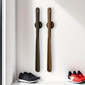 Long Shoe Horn Wooden Magnetic Wall Mount Standing Protection With Handle - Image 1