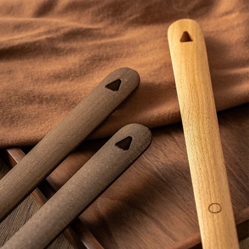 Long Shoe Horn Wooden Magnetic Wall Mount Standing Protection With Handle - Image 7