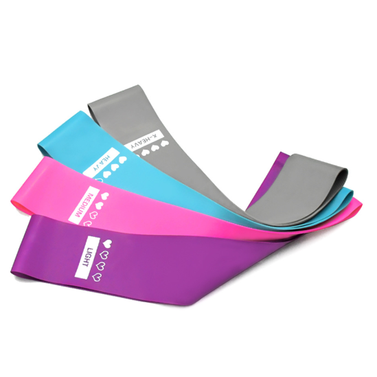 Loop Resistance Bands with Handles for Glute Exercise and Physical Therapy Push Up - Image 2