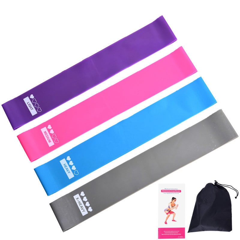 Loop Resistance Bands with Handles for Glute Exercise and Physical Therapy Push Up - Image 3
