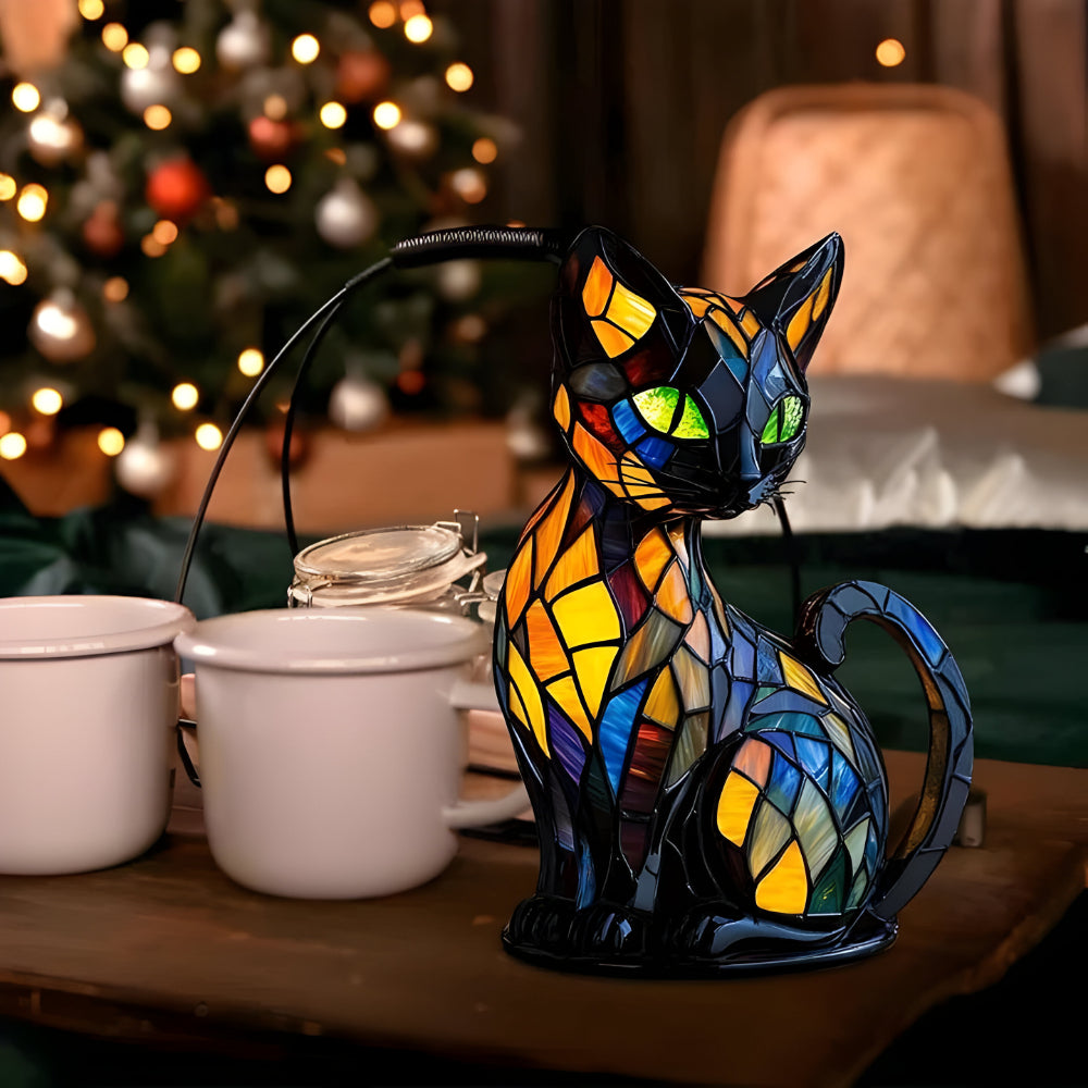 Tafellamp in kattenvorm met zachte kleurverandering voor huisdecoratie