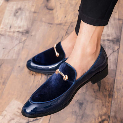 Men's Formal Slip-On Loafers Sleek Italian-Inspired Design