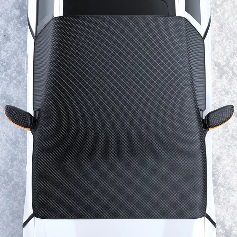 Magnetic Car Windshield Snow Cover with Side Mirror Protectors and Reflective Stripes - Image 3