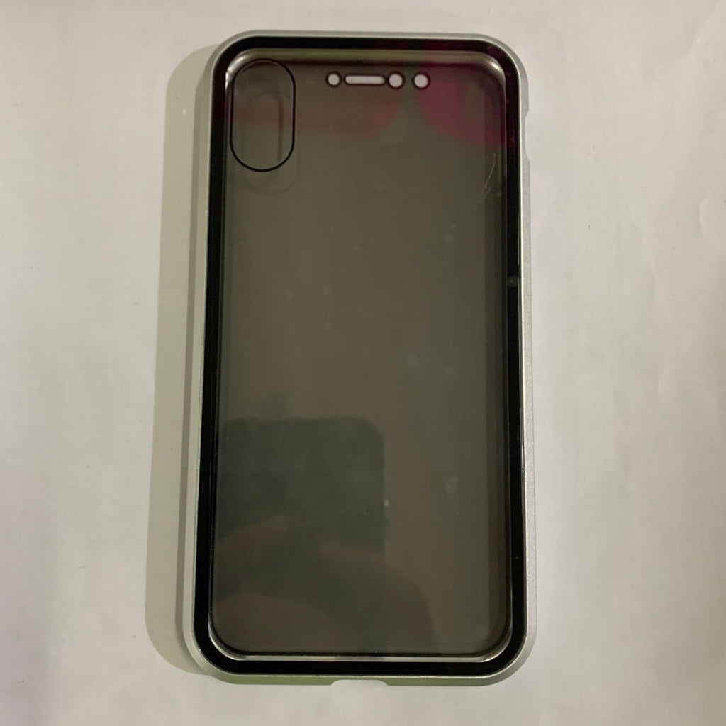 Magnetic Phone Case with Privacy Glass and Card Holder Tempered Protector Wallet - Image 37