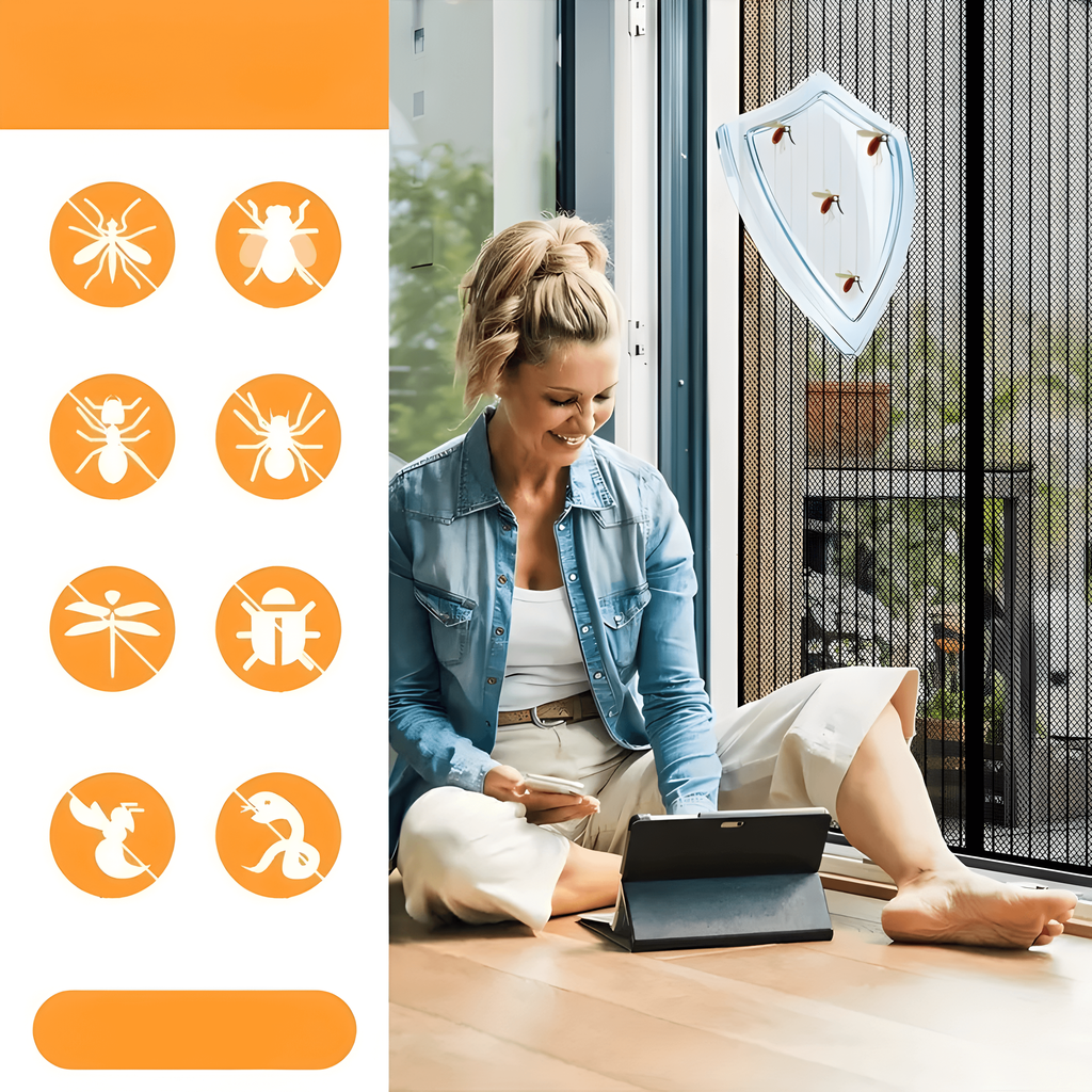 Magnetic Screen Door with Self-Closing Mesh and Hands-Free Pet Entry for Doorways - Image 10
