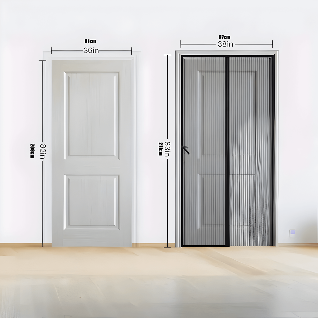 Magnetic Screen Door with Self-Closing Mesh and Hands-Free Pet Entry for Doorways - Image 6