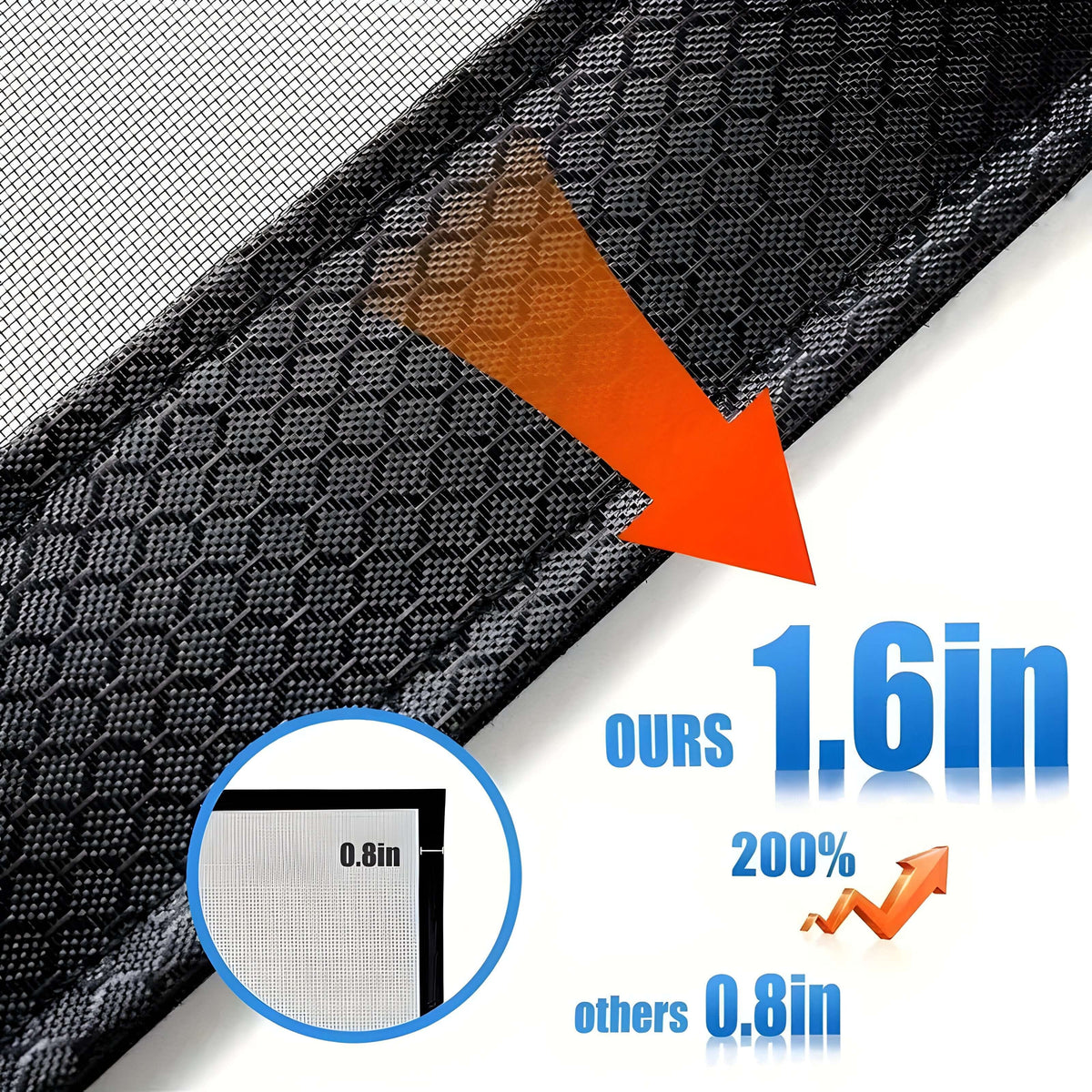 Magnetic Screen Door with Self-Closing Mesh and Hands-Free Pet Entry for Doorways - Image 7