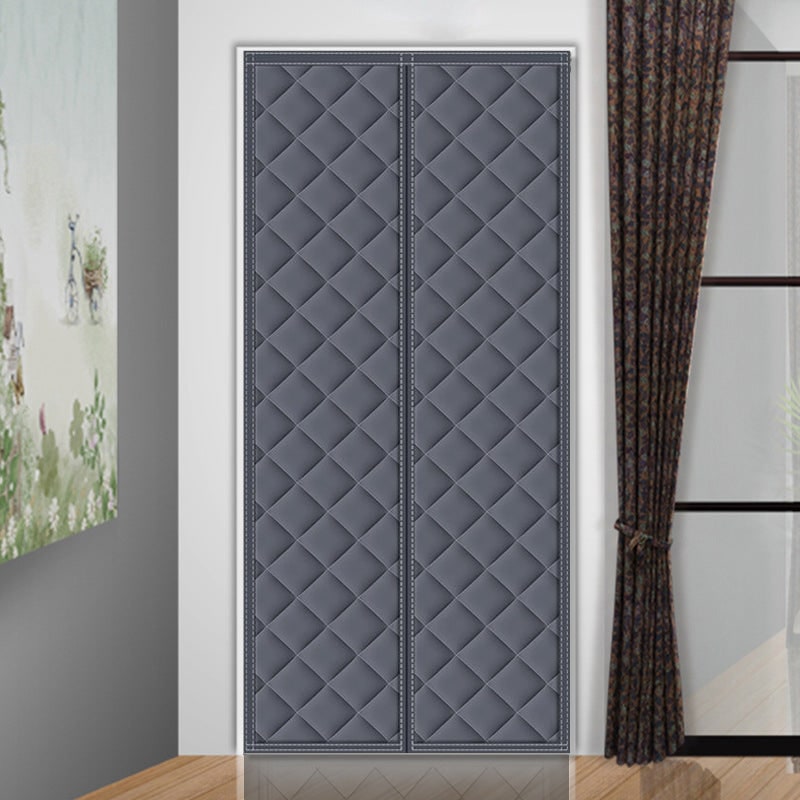 Magnetic Thermal Insulated Door Curtain with Quilted Pattern for Patio Garage Heat Insulation - Image 4
