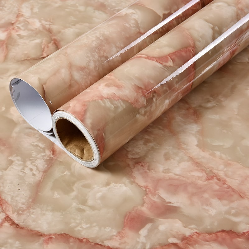 Marble Contact Paper for Countertop and Shelf Liner with Peel and Stick Waterproof Glossy Finish - Image 5
