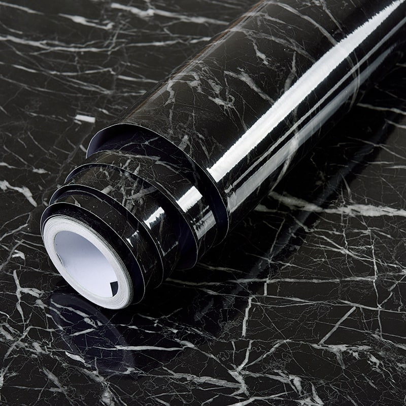 Marble Contact Paper for Countertop and Shelf Liner with Peel and Stick Waterproof Glossy Finish - Image 6