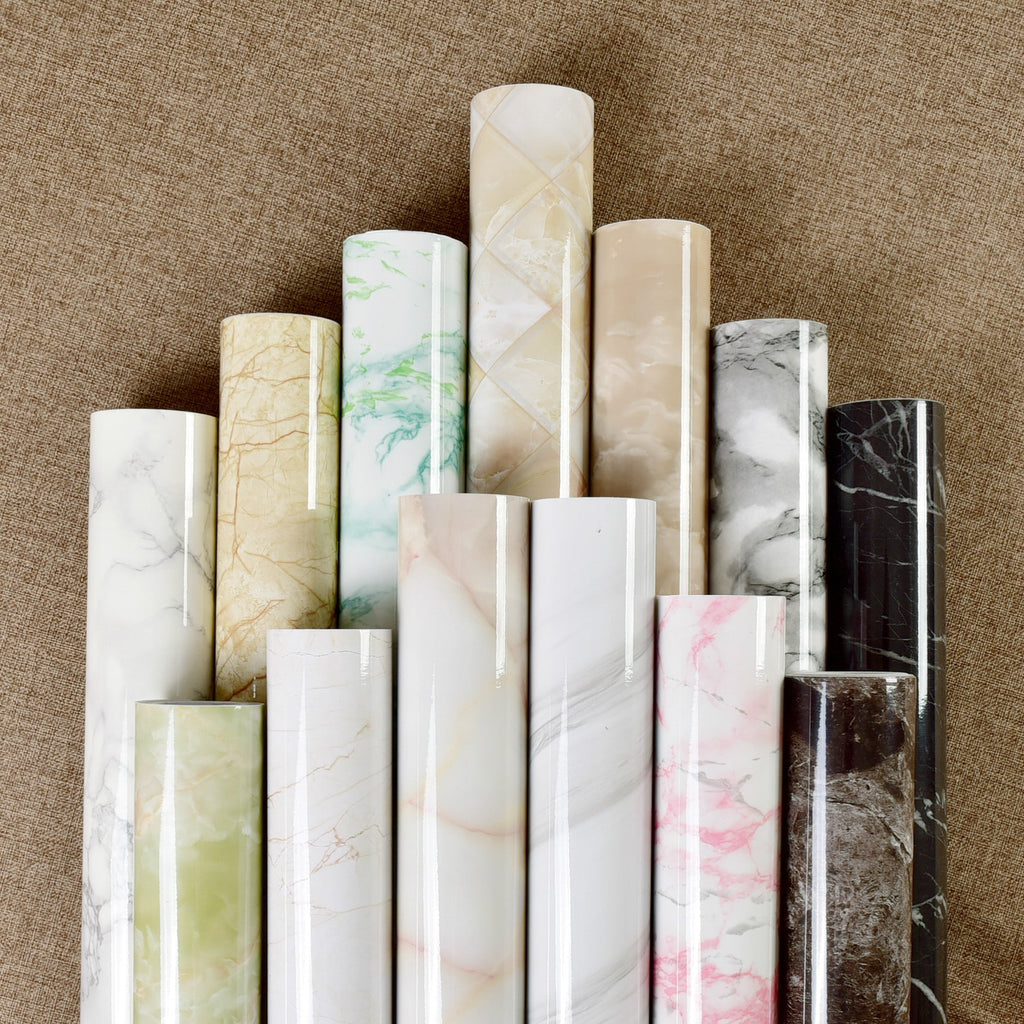 Marble Contact Paper for Countertop and Shelf Liner with Peel and Stick Waterproof Glossy Finish - Image 9