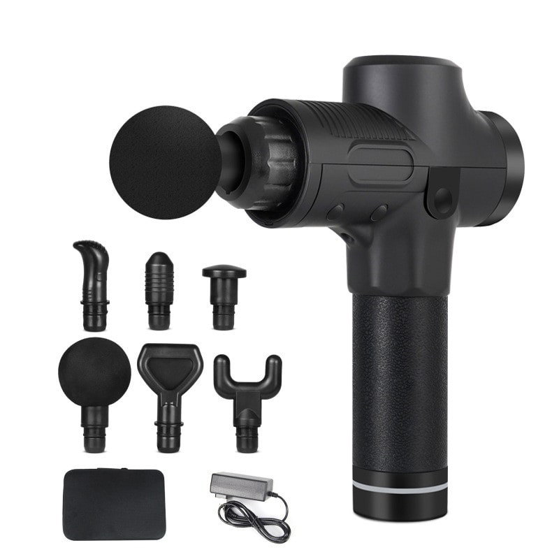 Massage Gun for Deep Tissue Handheld Therapy with Six Interchangeable Heads and Lcd Display - Image 13
