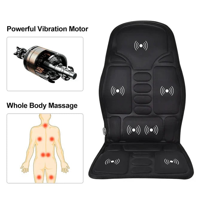 Massage Seat Cushion for Office Chair with Heated Vibration and Remote Control Gel - Image 6