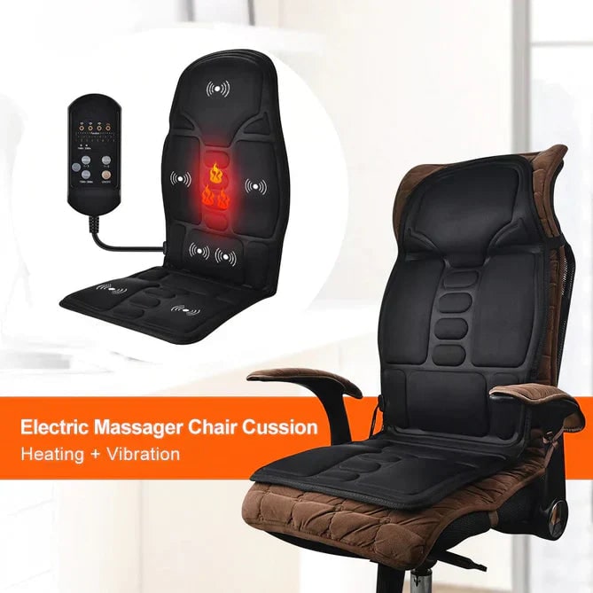 Massage Seat Cushion for Office Chair with Heated Vibration and Remote Control Gel - Image 8