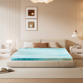 Memory Foam Mattress Topper with Cooling Gel Pressure Relief for Twin Queen and Beds - Image 1