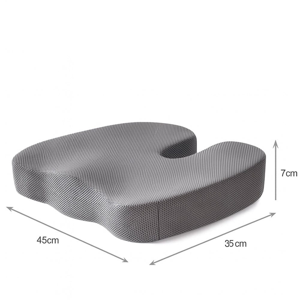 Memory Foam Seat Cushion Office Chair Ergonomic Tailbone Relief Gel Mesh Orthopedic - Image 7