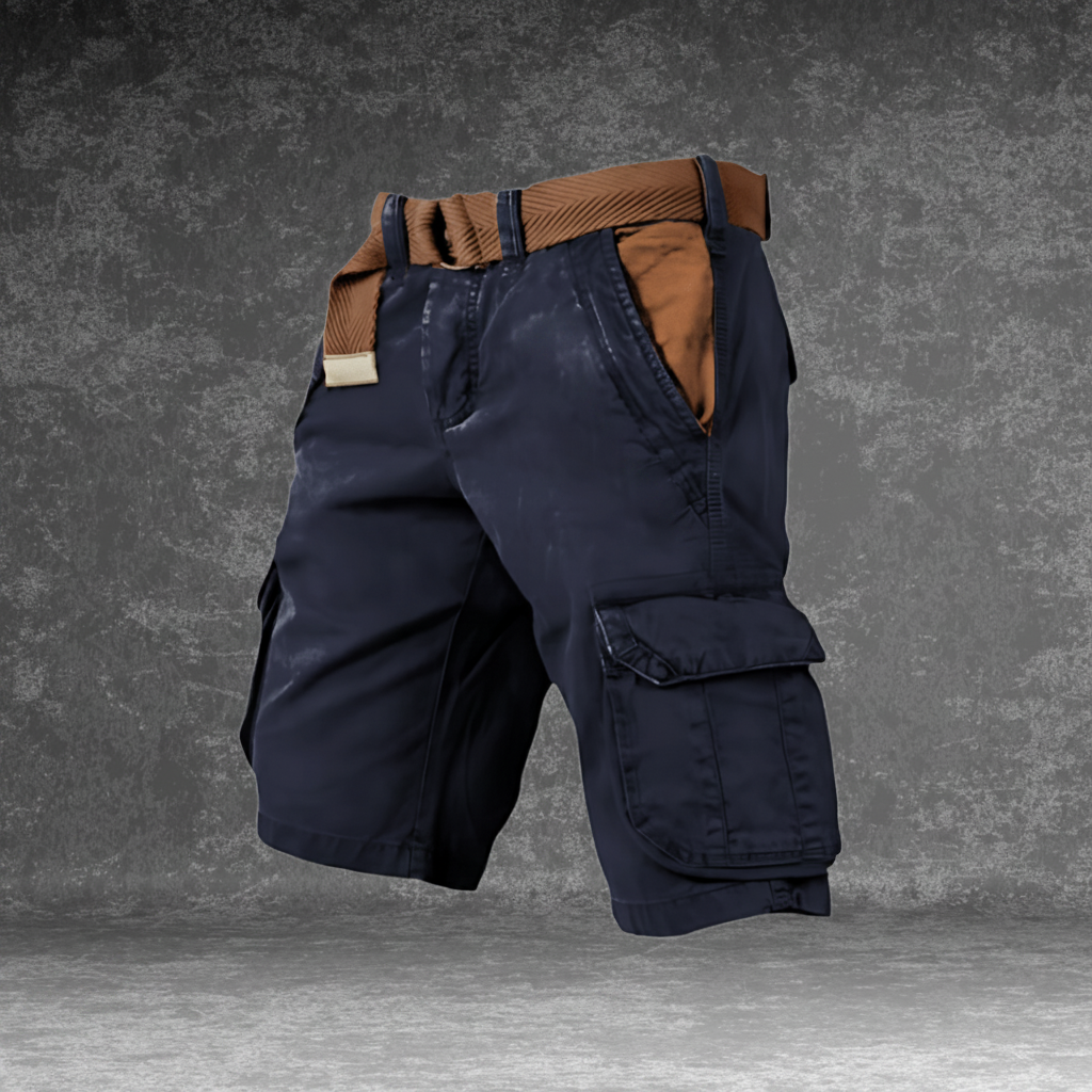 Mens Cargo Shorts Work Lightweight Side Pockets Belt Included Outdoor - Image 4