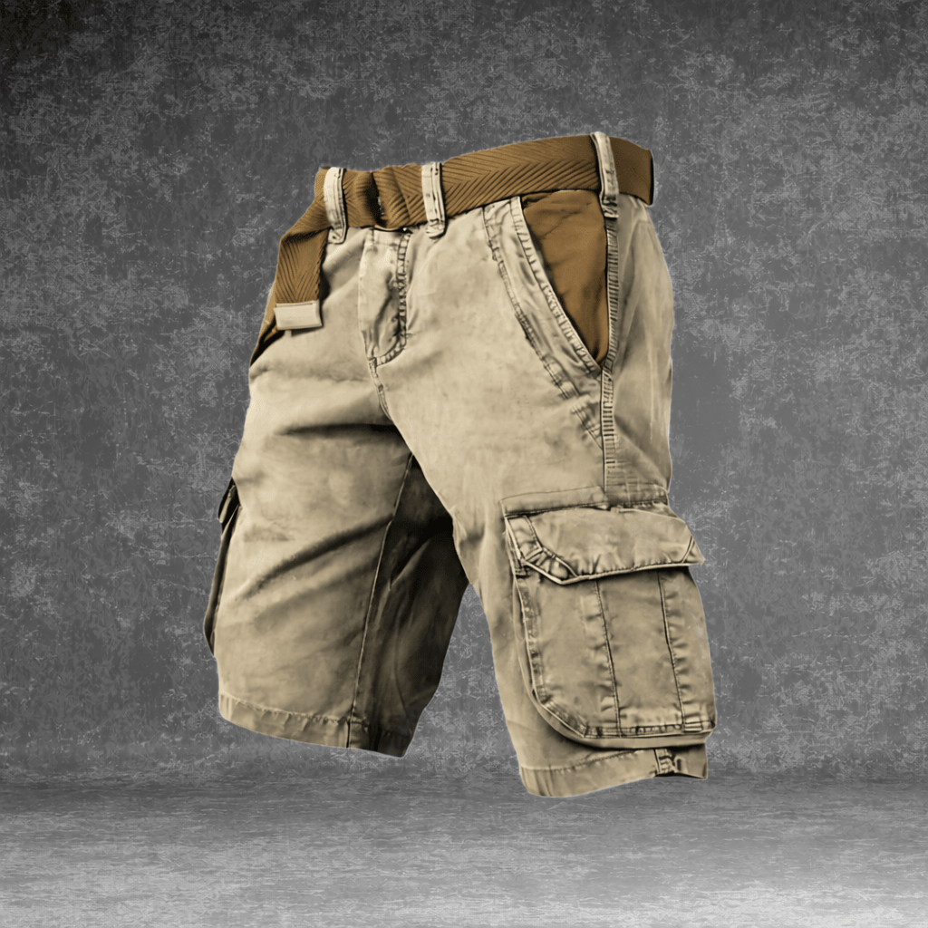 Mens Cargo Shorts Work Lightweight Side Pockets Belt Included Outdoor - Image 5