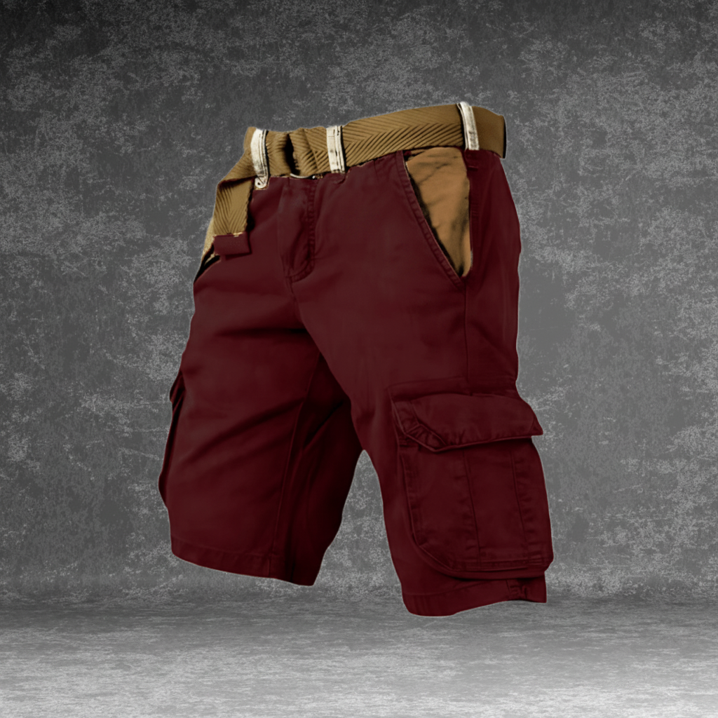 Mens Cargo Shorts Work Lightweight Side Pockets Belt Included Outdoor - Image 6