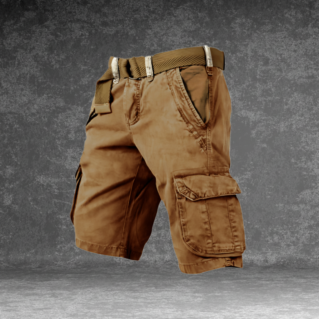 Mens Cargo Shorts Work Lightweight Side Pockets Belt Included Outdoor - Image 7