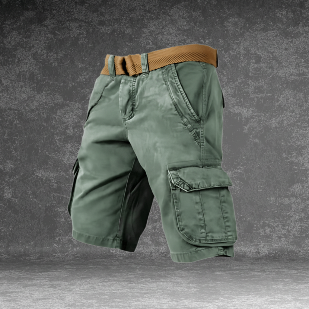 Mens Cargo Shorts Work Lightweight Side Pockets Belt Included Outdoor - Image 8