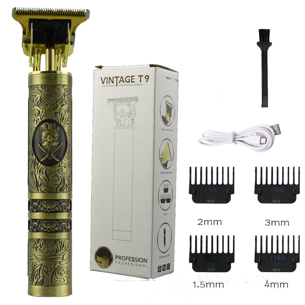 Men's Cordless Hair Trimmer for Pubic and Groin with Metal Body and Guide Combs - Image 4