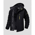 Men's Winter Jackets Water-Resistant with Fleece Lining and Adjustable Hood - Image 1