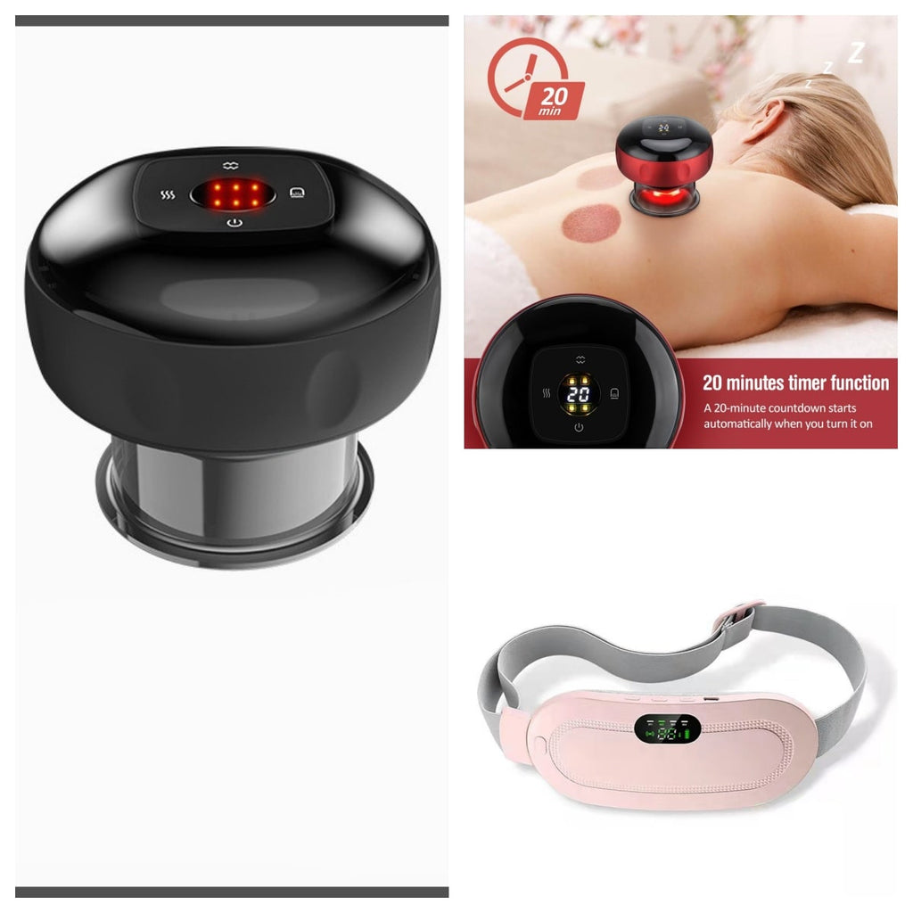 Menstrual Heating Pad for Cramps Electric Vibration Massage and USB Charging Portable - Image 22
